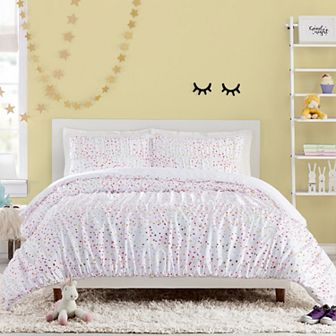 Urban Playground Iridescent Stars Comforter Set with Shams