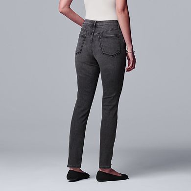 Petite Simply Vera Vera Wang High-Waisted Skinny Jeans