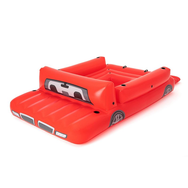 Bestway H2OGO! Giant Red Truck Party Island Float, Multicolor
