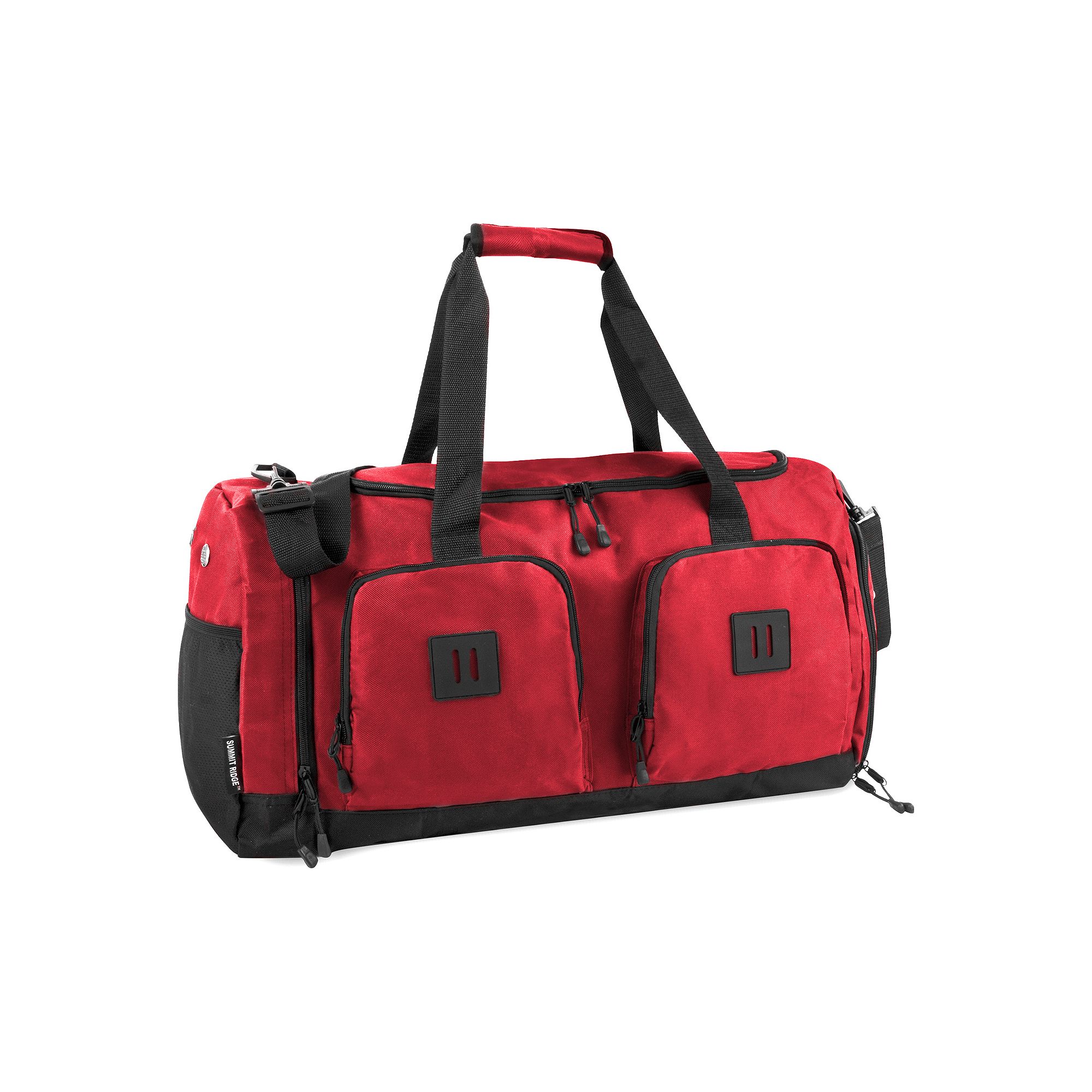 Summit Ridge 22 Cargo Duffel Bag, Red