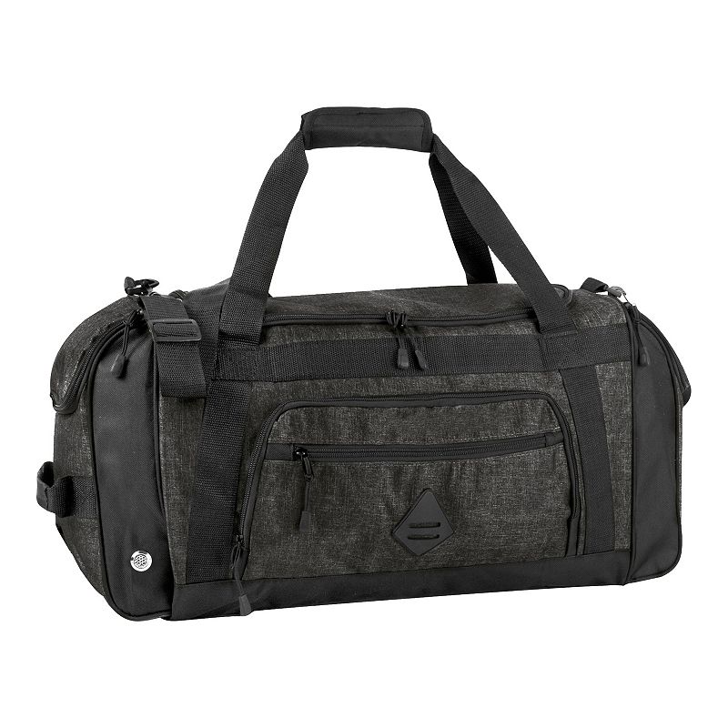 Summit Ridge 24 Cargo Duffel Bag, Black Grey