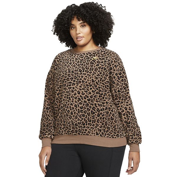 Plus size 2025 cheetah sweater