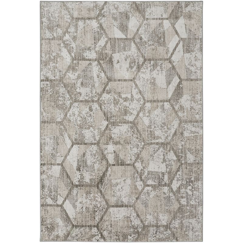 Mohawk Home Inspirations Geometric Collage by Scott Living Rug, White, 8X11 Ft