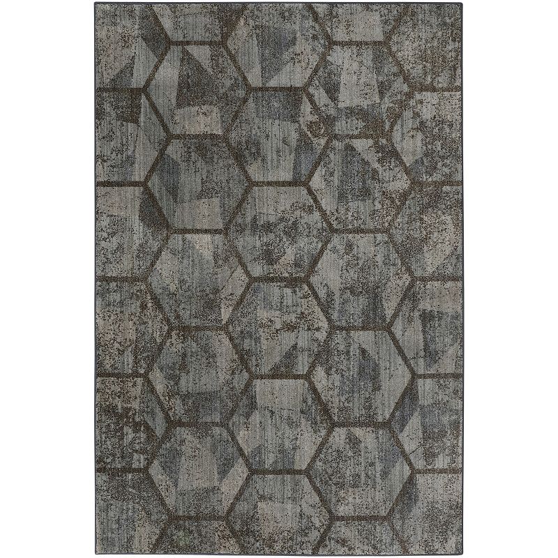 Mohawk Home Inspirations Geometric Collage by Scott Living Rug, Grey, 8X11 Ft