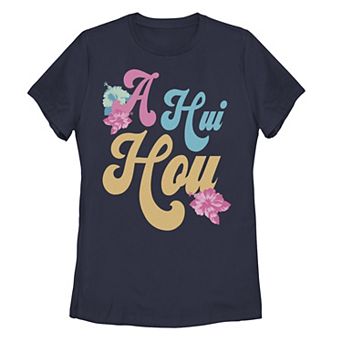 Juniors' A Hui Hou Floral Tee