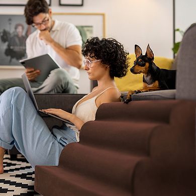 Precious Tails High Density Foam Scalloped Pet Stairs