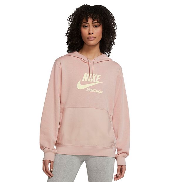 Nike sportswear best sale hoodie pink