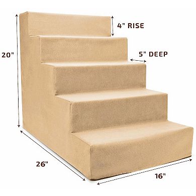 Precious Tails High Density Foam 5 Steps Pet Stairs