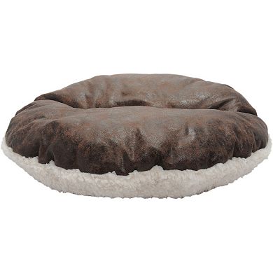 Precious Tails Vegan Leather Deep Dish Cave Pet Bed