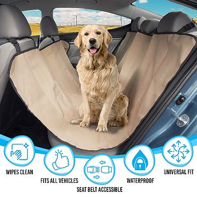 Precious Tails Waterproof Pet Car Back Seat Cover