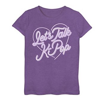 Girls 6-16 K-Pop Heart Graphic Tee