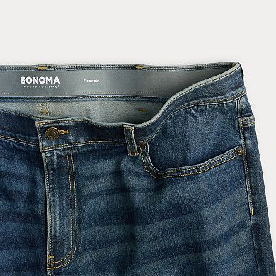 Big & Tall Sonoma Goods For Life Straight-Leg Flexwear Jeans