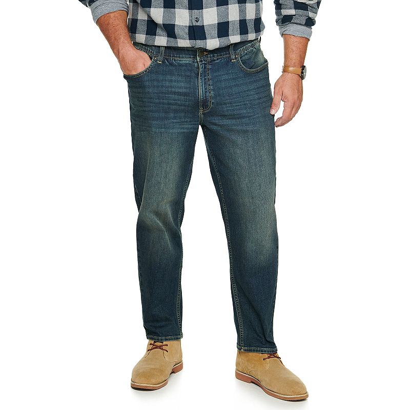 Big & Tall Sonoma Goods For Life Straight-Leg Flexwear Jeans, Mens, Size: 