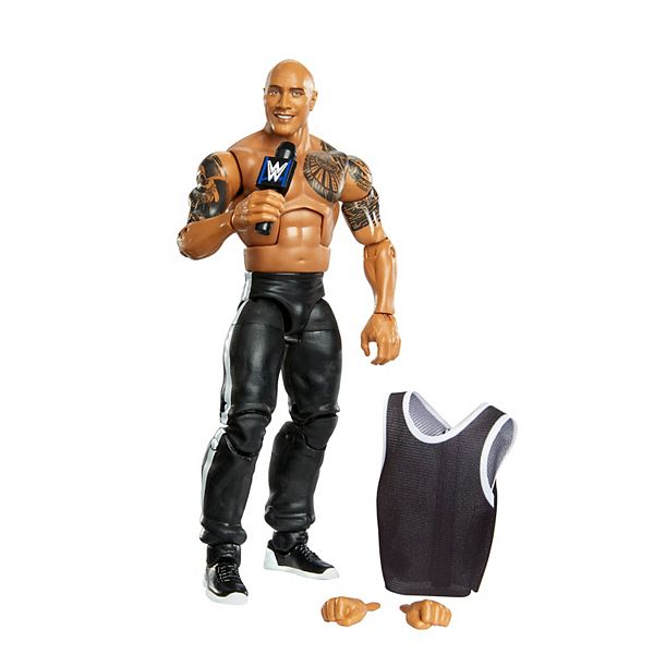WWE Mattel figure ELITE NATION THE ROCK DWAYNE JOHNSON HOBBS KID Toy Wrestling 