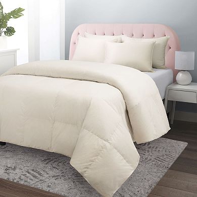 CosmoLiving Organic Cotton Prime Feather Fiber Comforter