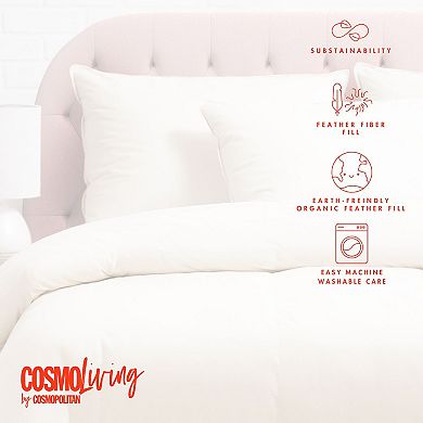 CosmoLiving Organic Cotton Prime Feather King Pillow