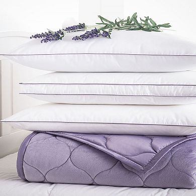 Lavender Infused Aromatherapy Microfiber Pillow