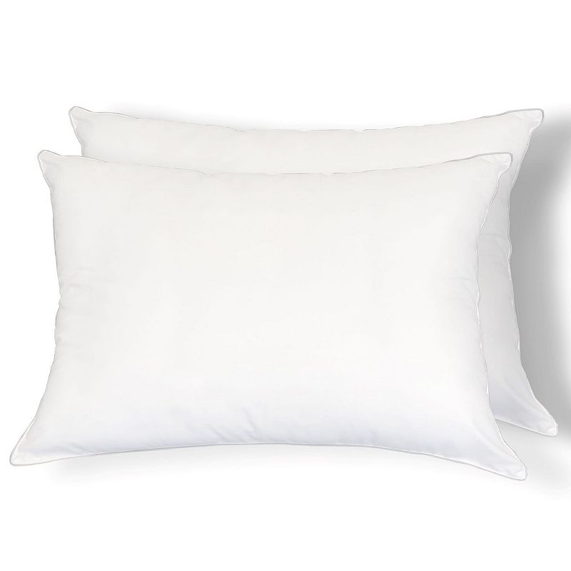 Lavender Scented Aromatherapy Microfiber Pillow 2-Pack Set, White, Standard
