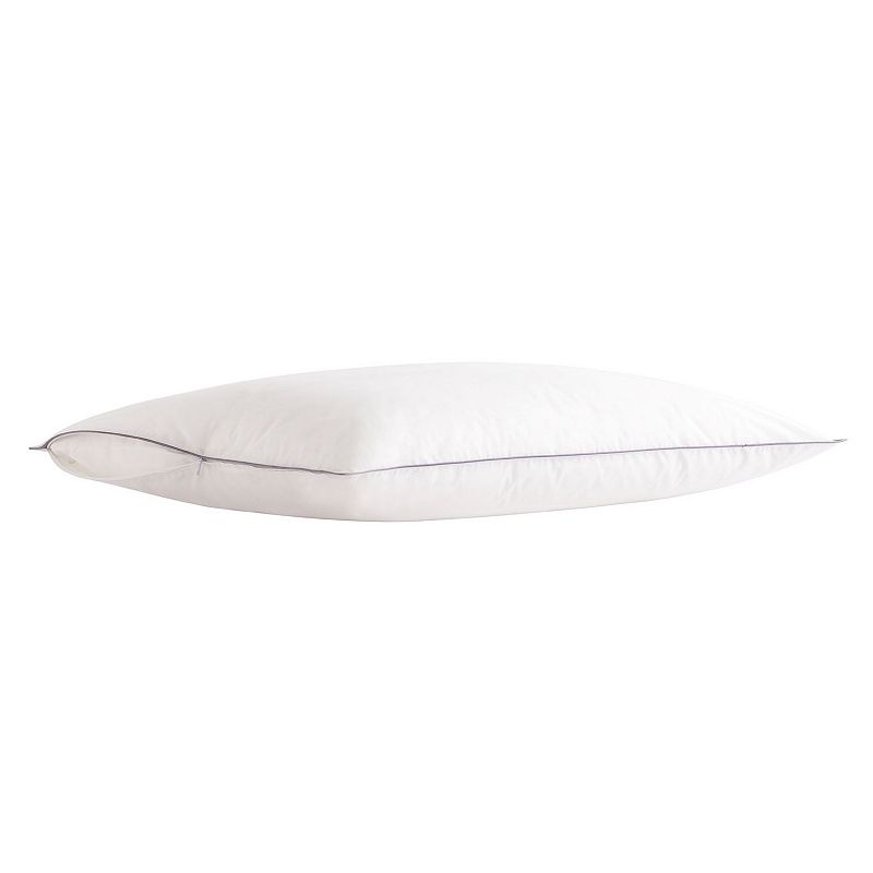 Lavender Scented Cotton Standard Pillow Protector, White, King