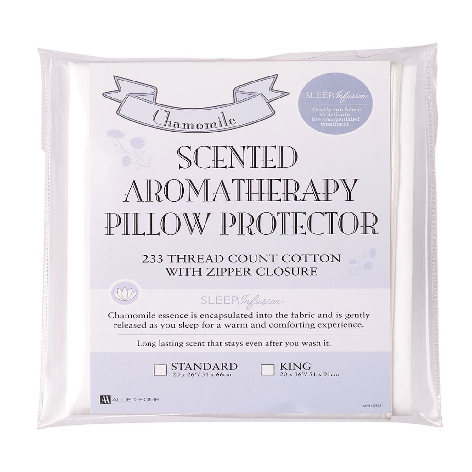 AllerEase T240 Thread-Count Ultimate Standard/Queen Size Pillow Protector