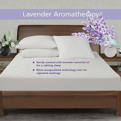 Dream Lab Aroma-Therapy Lavender Scented Fitted Mattress Pad