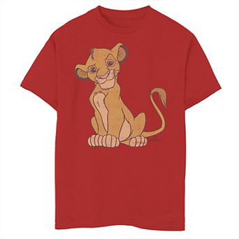 Disney's The Lion King Boys 8-20 Distressed Simba Smirk Graphic Tee