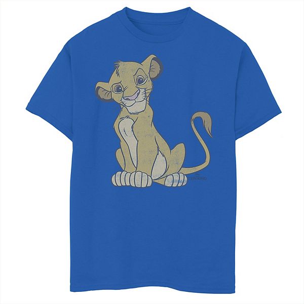 Disney's The Lion King Boys 8-20 Distressed Simba Smirk Graphic Tee