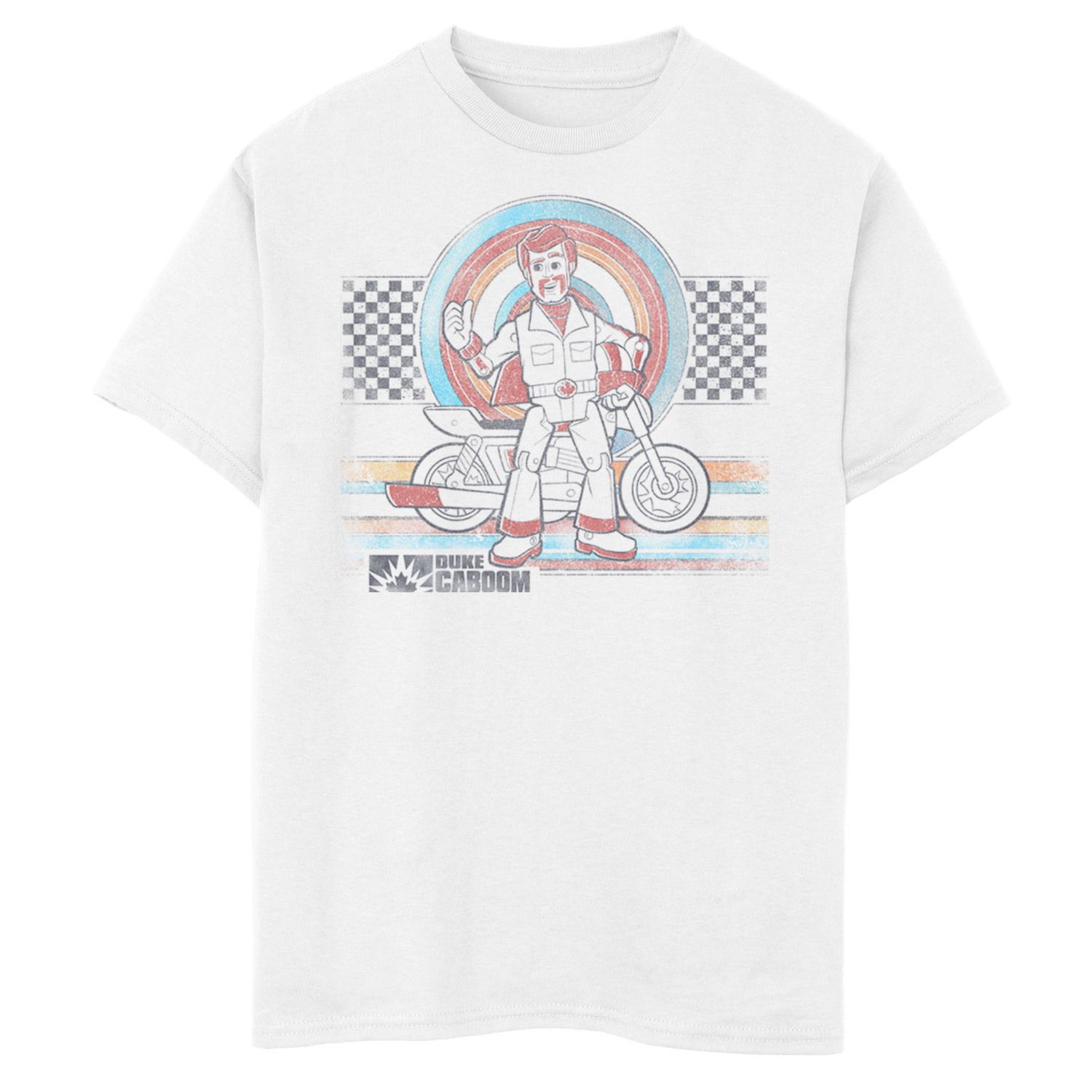 Image for Disney / Pixar 's Toy Story Boys 8-20 Duke Caboom Checkered Target Graphic Tee at Kohl's.