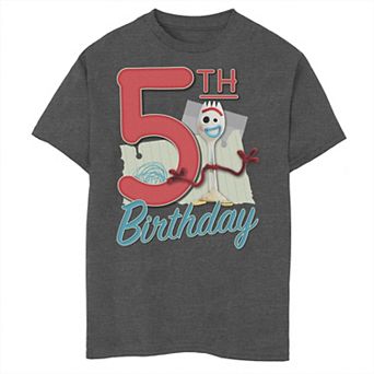 Disney / Pixar's Toy Story 4 Boys 8-20 Forky 5th Birthday Graphic Tee