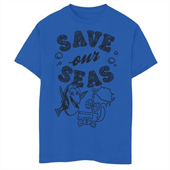 Disney / Pixar's Finding Dory Boys 8-20 Eco Dory Line Art Graphic Tee