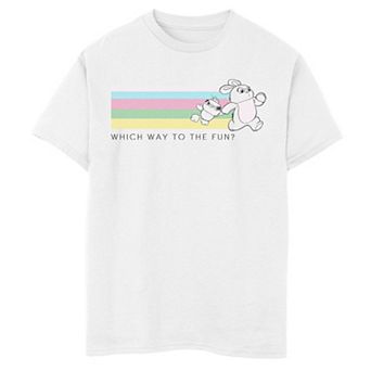 Disney / Pixar Toy Story 4 Ducky & Bunny Which Way To Fun Boys 8-20 Graphic Tee