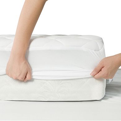 All-In-One Cooling Performance Stretch Moisture Wicking Fitted Mattress Pad