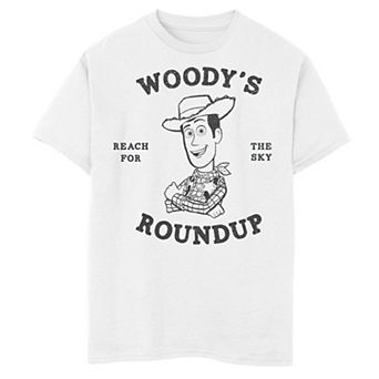 Disney / Pixar Woody's Roundup Outline Sketch Boys 8-20 Graphic Tee