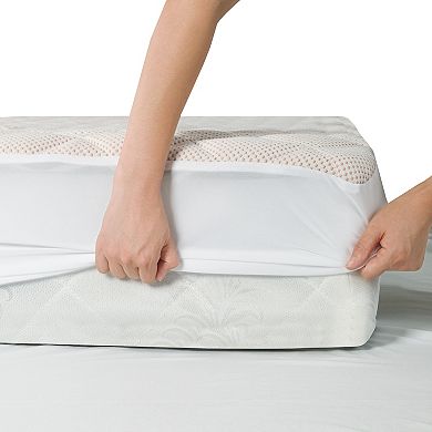 All-In-One Cooling Copper Effects Antimicrobial Fitted Mattress Pad