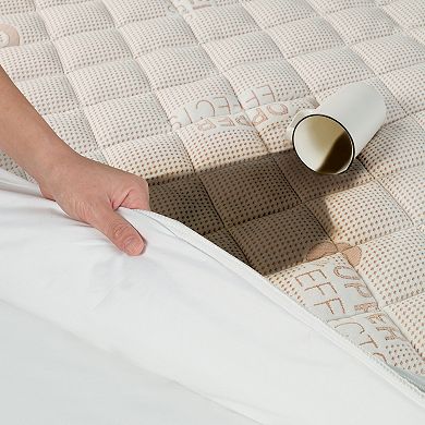 All-In-One Cooling Copper Effects Antimicrobial Fitted Mattress Pad