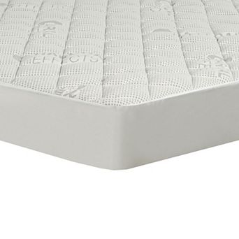 All-In-One Cooling Charcoal Effects Odor Control & Cooling Fitted Mattress Pad