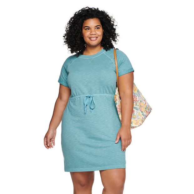 Plus Size Sonoma Goods For Life Midi Sweatshirt Dress