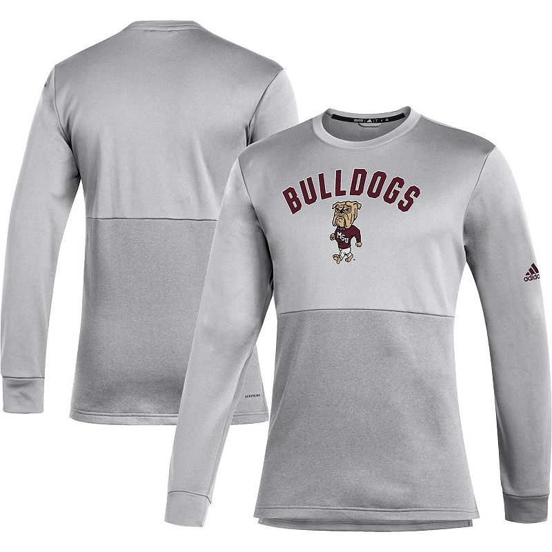 17941341 Mens adidas Gray Mississippi State Bulldogs Letter sku 17941341