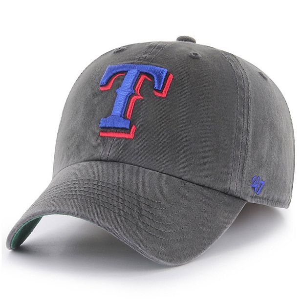 Men's '47 Graphite Texas Rangers Franchise Fitted Hat
