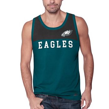 Men's Starter Midnight Green/Black Philadelphia Eagles Team Touchdown  Fashion Tank Top