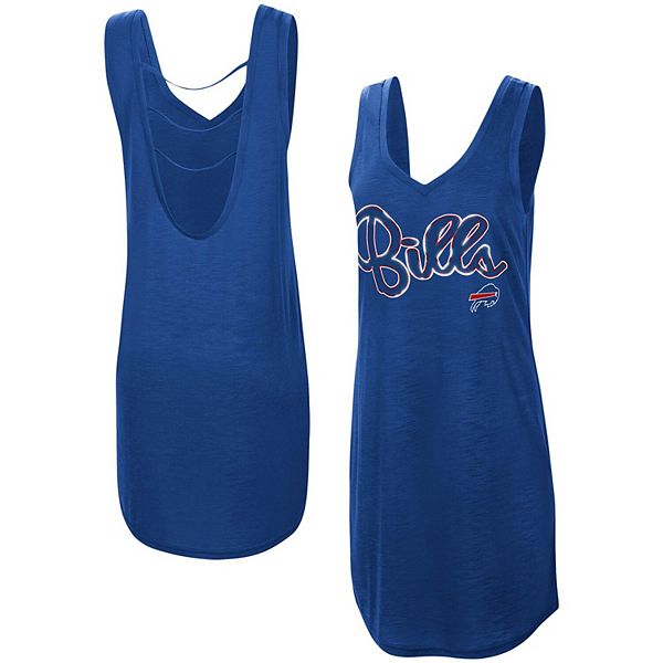 Women's G-III 4Her by Carl Banks Royal Buffalo Bills G. O.A. T. Swimsuit Cover-Up