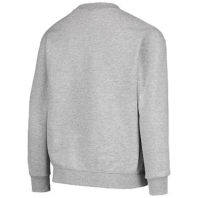 Youth Champion Heathered Gray Texas Longhorns Powerblend Fleece Sweatshirt