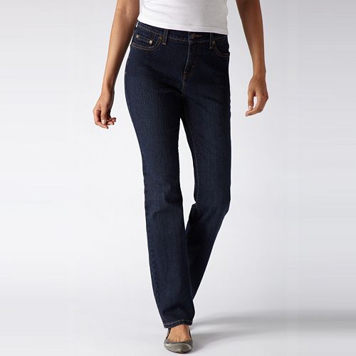 levi's slimming straight leg jeans