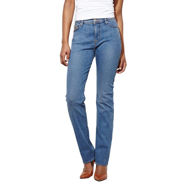 Introducir 77+ imagen women’s levi’s 512 perfectly slimming straight leg jeans