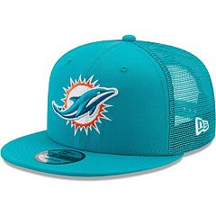 Men's New Era Aqua Miami Dolphins Perfect Season 50th Anniversary Side  Patch 39THIRTY Flex Hat