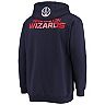 Men's Fanatics Branded Rui Hachimura Navy Washington Wizards Player Name & Number Full-Zip Hoodie Jacket