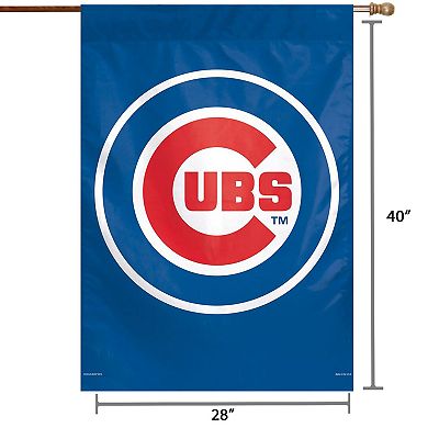 Chicago Cubs Double Sided Garden Flag Banner 12 X18