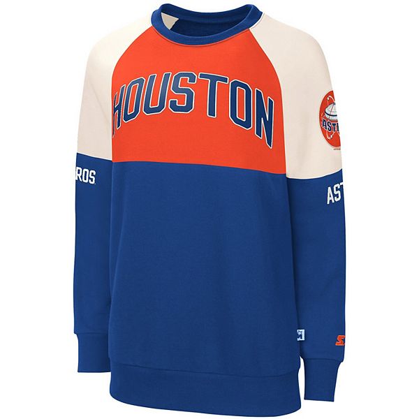 Houston Astros Shirt - Glitter Orange Texas Sweatshirt Long Sleeve