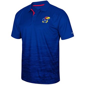Men's Colosseum Royal Kansas Jayhawks Marshall Polo