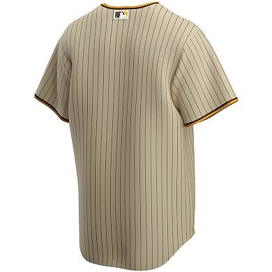 Men's Nike Tan San Diego Padres Alternate Replica Team Jersey